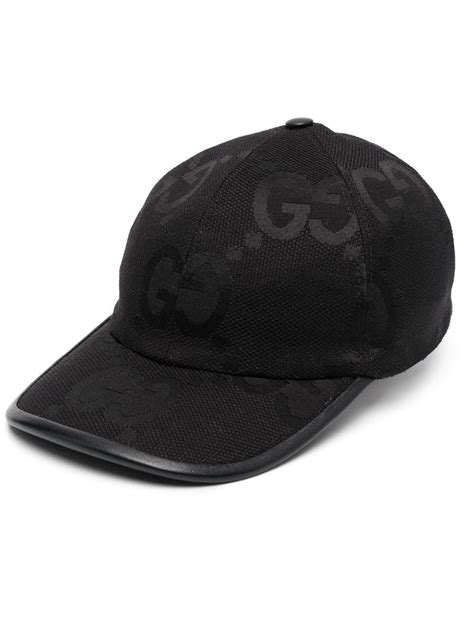 gucci jumbo gg baseball cap|black Gucci baseball hat.